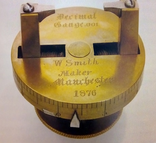 micrómetro antiguo de w smith