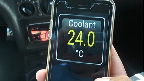 ver la temperatura del auto con escaner elm327