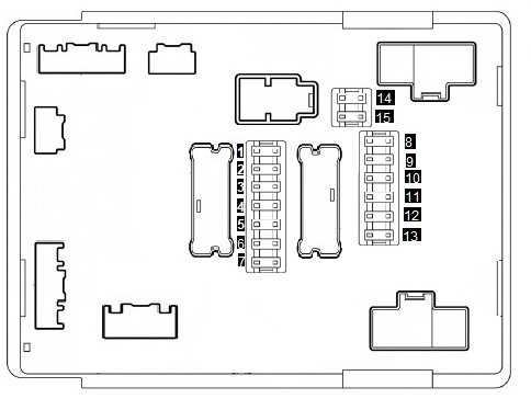 diagrama de fusibles versa 2020